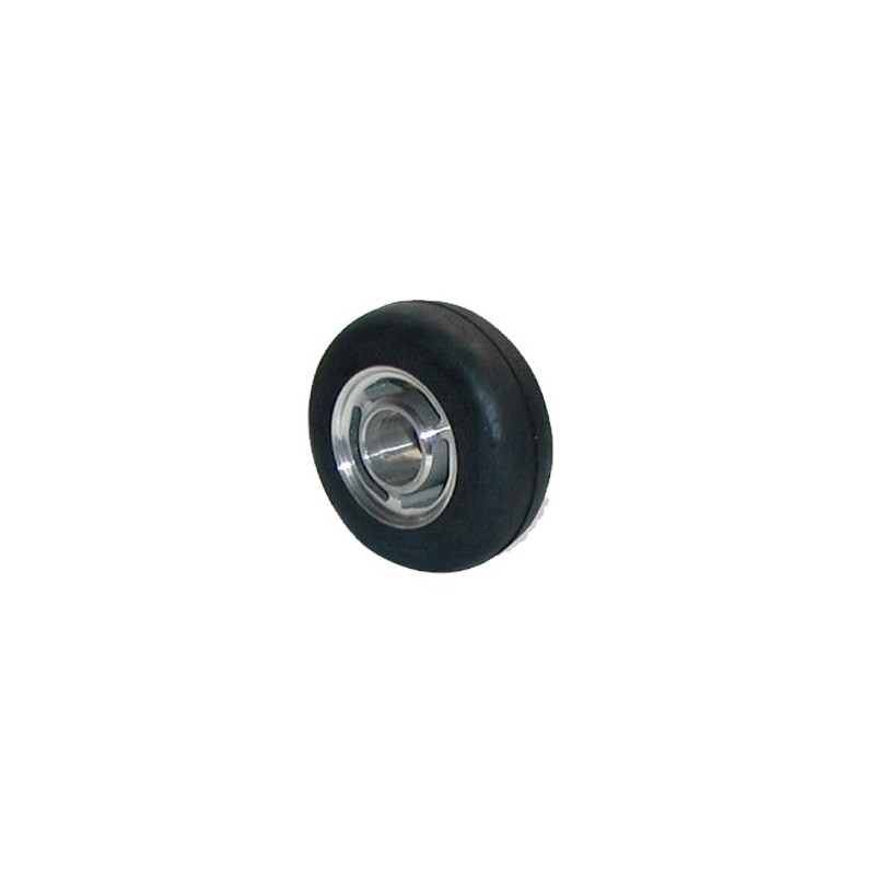 Rollerski roue de caoutchouc Ø80x30mm